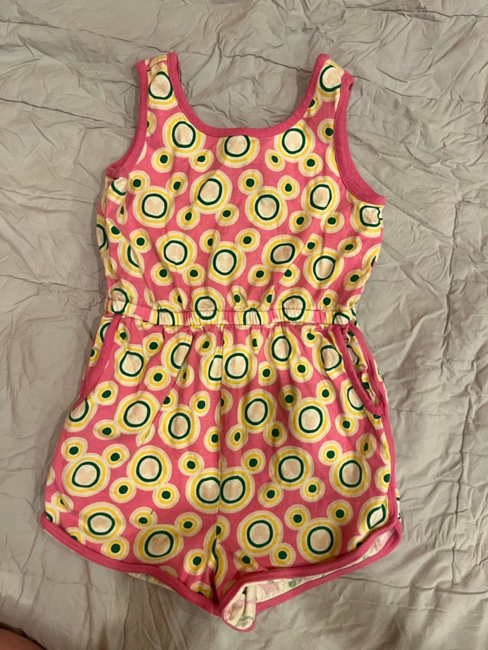 Hanna Andersson Mickey romper. Size 6-7.